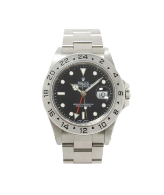 Rolex 1991 Explorer 2 16570 N Black Dial Stainless Steel Automatic Men's Watch