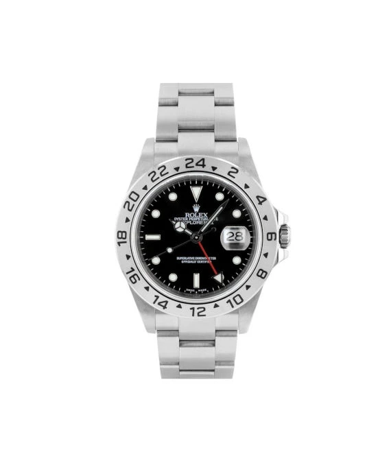 Rolex Explorer 2 16570 40mm Black Dial Stainless Steel Automatic Men's Watch