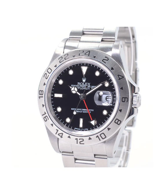 Rolex Explorer 2 16570 40mm Black Dial Stainless Steel Automatic Men's Watch