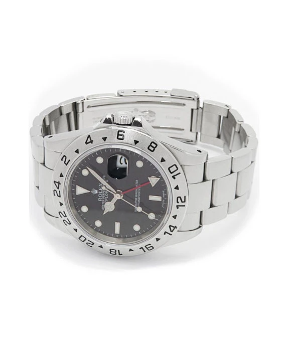 Rolex Explorer 2 16570 40mm Black Dial Stainless Steel Automatic Men's Watch