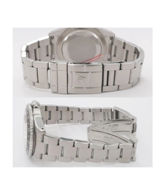 Rolex 2000 GMT-Master II 16710 P 40mm Black Bezel Stainless Steel Automatic Men's Watch