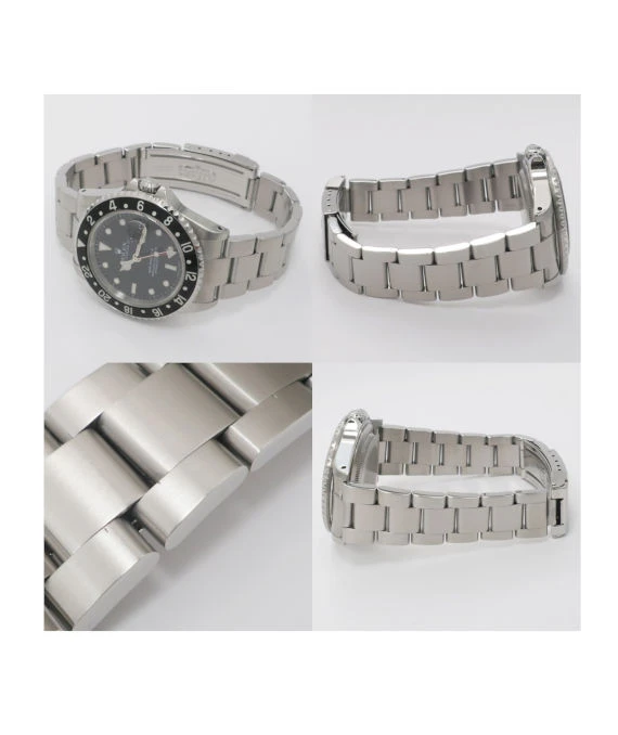 Rolex 2000 GMT-Master II 16710 P 40mm Black Bezel Stainless Steel Automatic Men's Watch