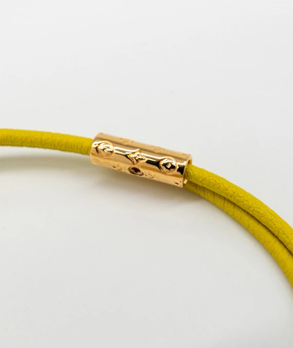 Louis Vuitton Green LV Padlock Bracelet