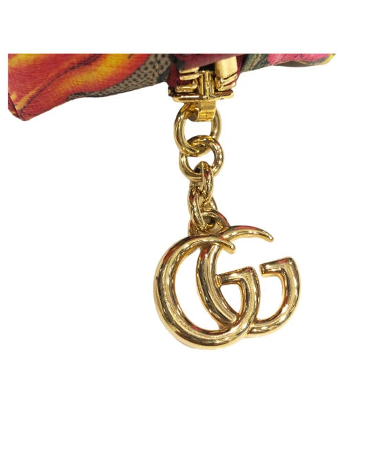 Gucci Multicolor Flora GG Supreme Canvas Ophidia Cosmetic Case