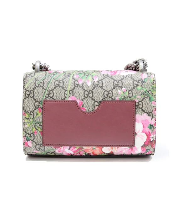 Gucci Multicolor GG Supreme Canvas Small Lock Shoulder Bag