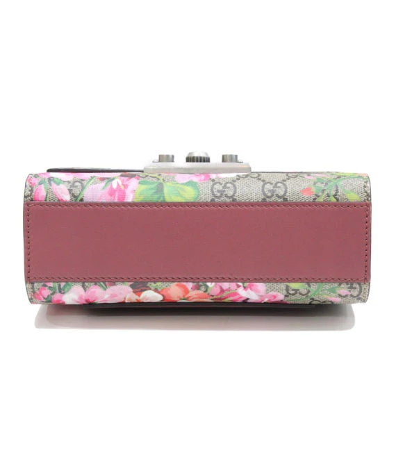 Gucci Multicolor GG Supreme Canvas Small Lock Shoulder Bag