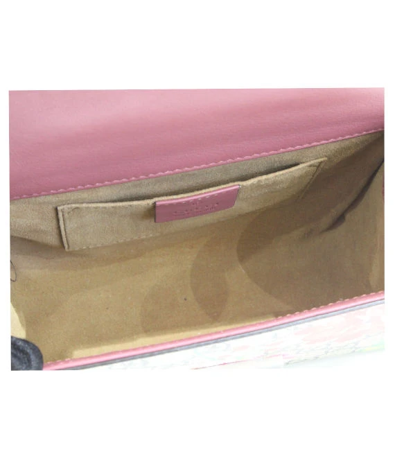 Gucci Multicolor GG Supreme Canvas Small Lock Shoulder Bag