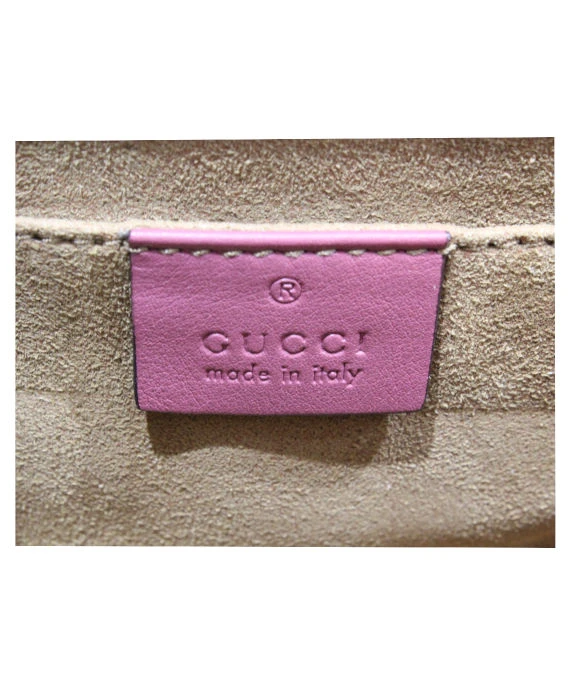 Gucci Multicolor GG Supreme Canvas Small Lock Shoulder Bag