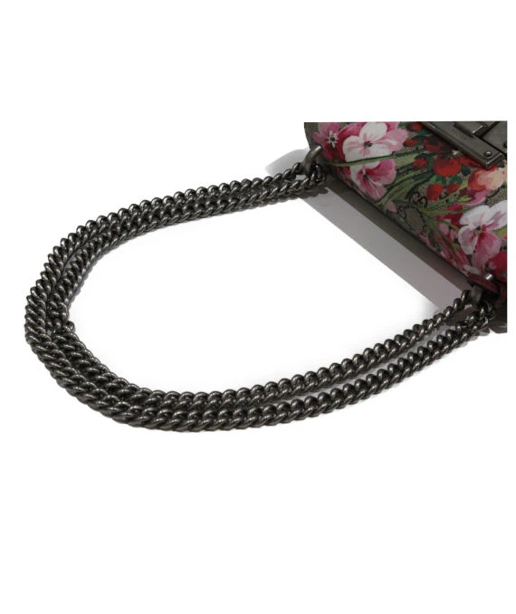 Gucci Multicolor GG Supreme Canvas Small Lock Shoulder Bag