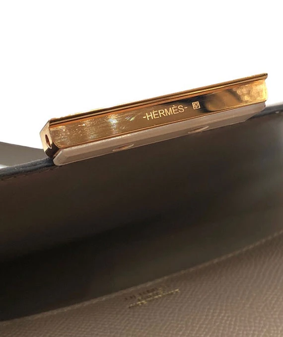 Hermes 2018 Constance 3 24 Handbag in Gris Asphalt with Gold Hardware