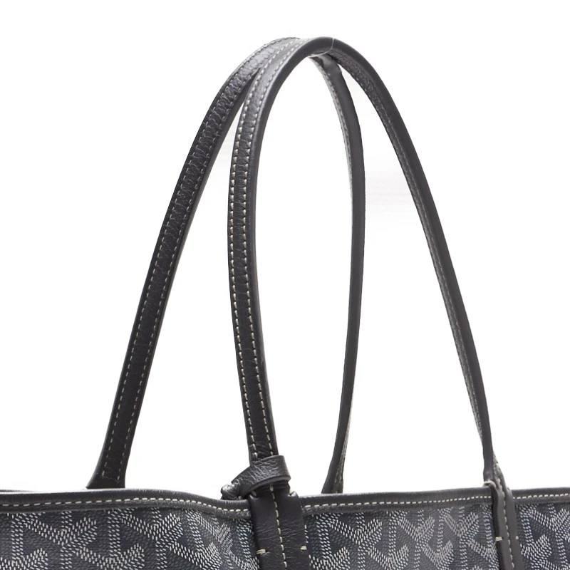 Goyard Gray Goyardine Coated Canvas and Leather Mr./Ms. PM Tote Bag