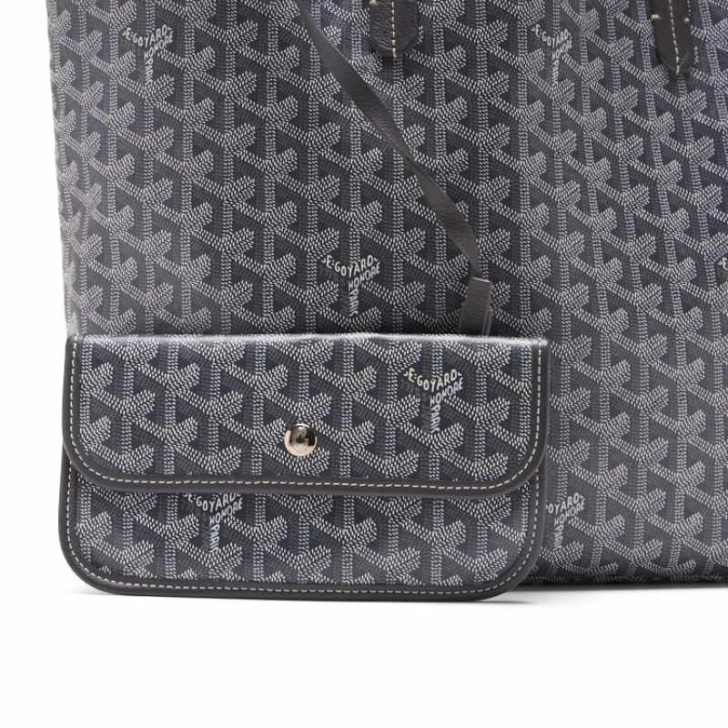 Goyard Gray Goyardine Coated Canvas and Leather Mr./Ms. PM Tote Bag