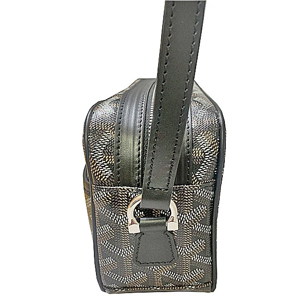 Goyard Black Goyardine Coated Canvas Sac Cap Vert PM Crossbody Bag