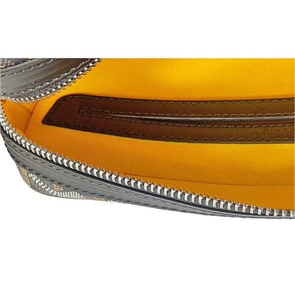 Goyard Black Goyardine Coated Canvas Sac Cap Vert PM Crossbody Bag