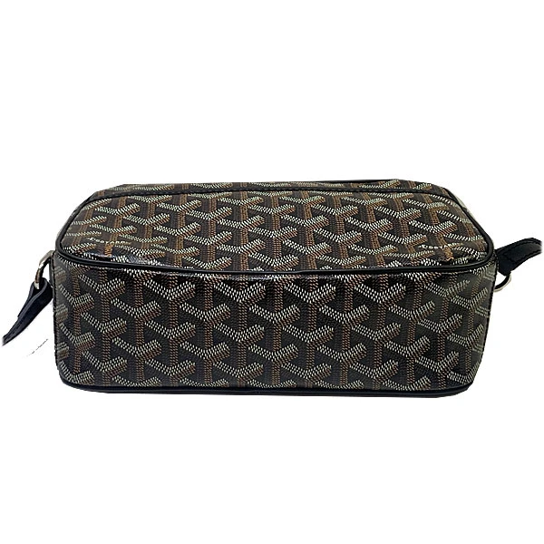 Goyard Black Goyardine Coated Canvas Sac Cap Vert PM Crossbody Bag