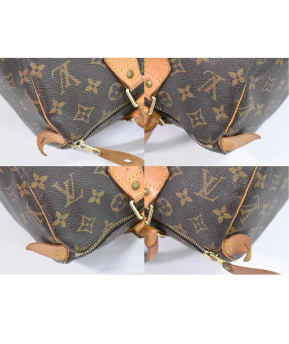Louis Vuitton Brown Monogram Canvas Speedy 30 Top Handle Bag