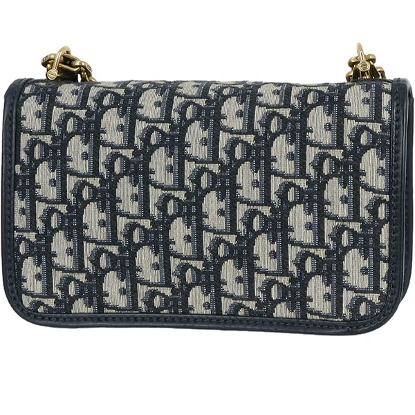 Dior Oblique Canvas and Leather Dioraddict Flap Chain Bag