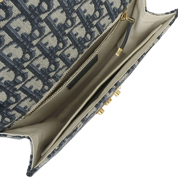 Dior Oblique Canvas and Leather Dioraddict Flap Chain Bag