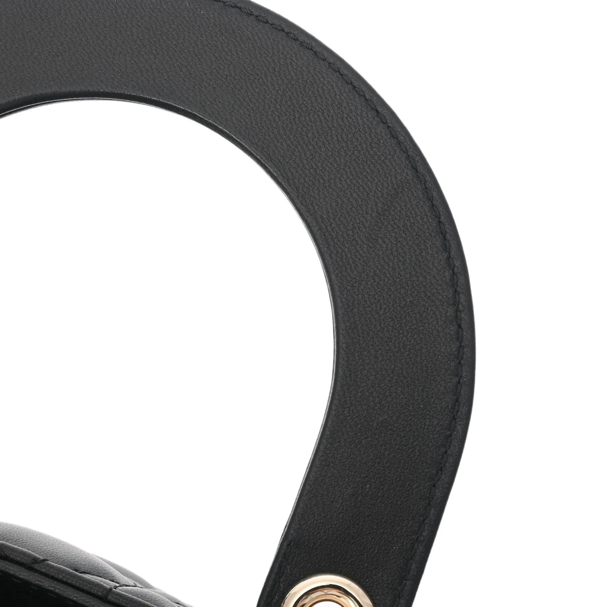 Christian Dior Black Color Small Lady Dior Lambskin Leather Satchel Bag