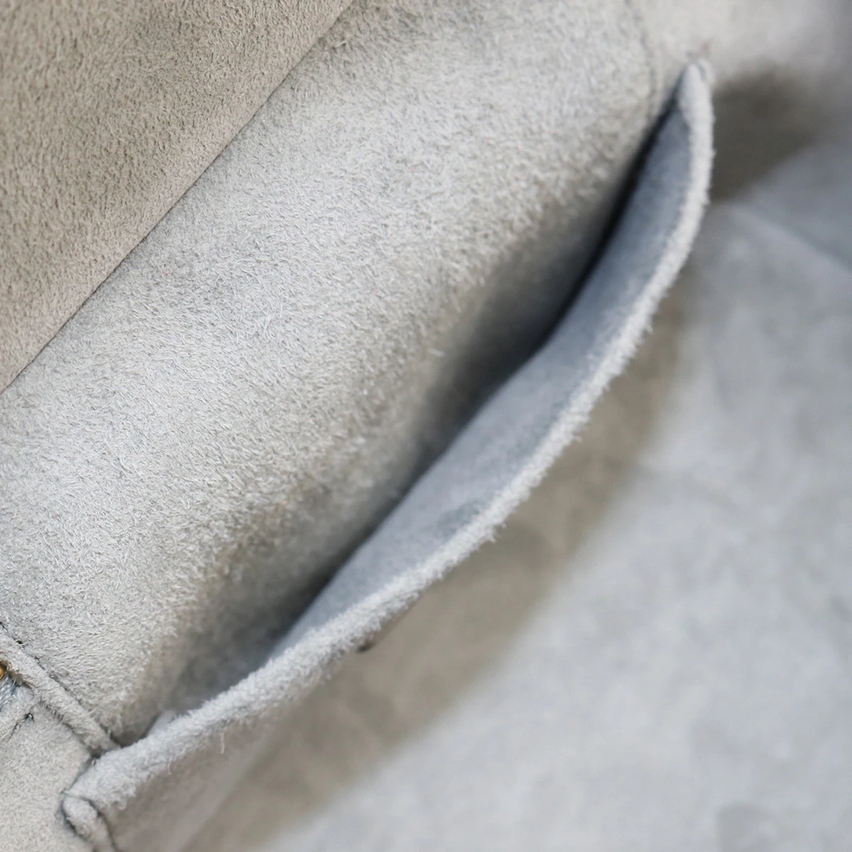 Christian Dior Travel Vanity Small Grey Lambskin Handbag