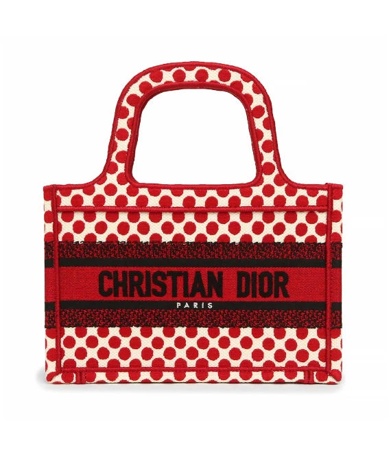 Christian Dior Red Mini Dioramour Book Tote