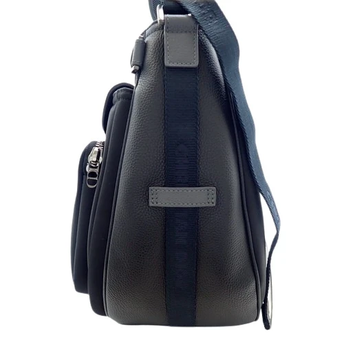 Dior x Sacai Soft Black Saddle Crossbody Bag