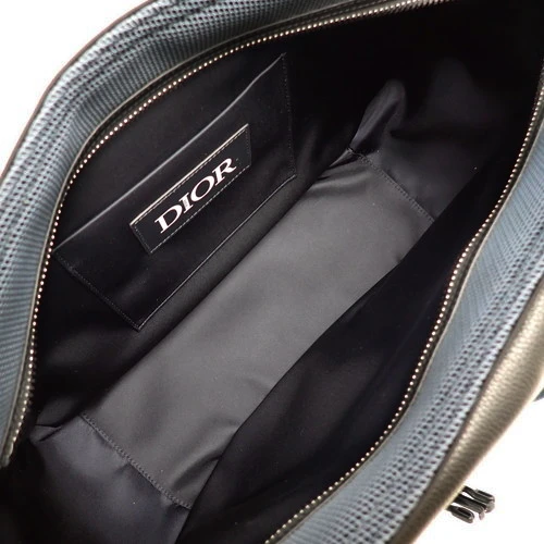 Dior x Sacai Soft Black Saddle Crossbody Bag