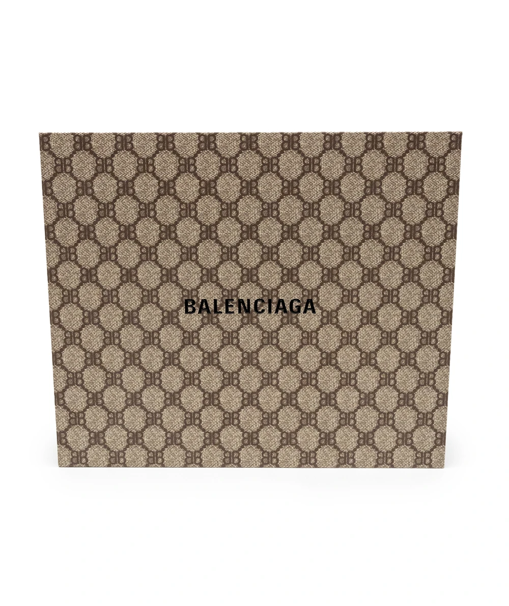 Balenciaga x Gucci Size S Beige/Ebony Web Detail Original Canvas Baseball Hat