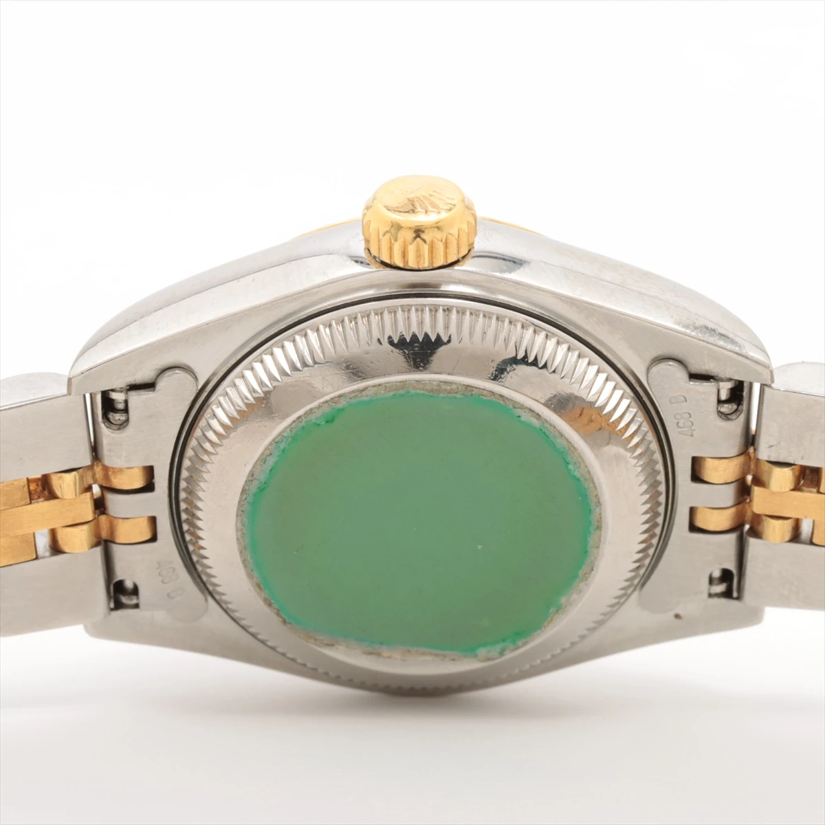 Rolex Champagne 18K Yellow Gold/Stainless Steel Diamond Datejust 69173 Women's Wristwatch 25 mm