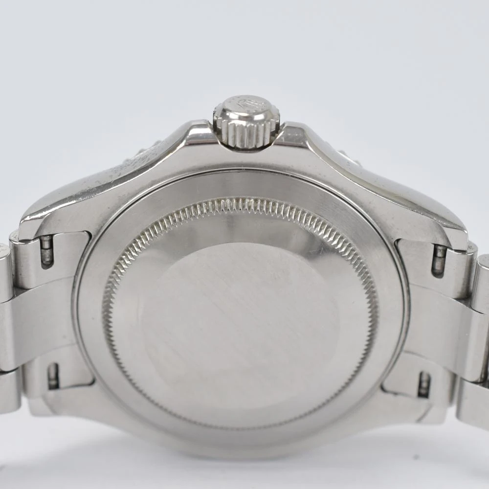 Rolex Silver Stainless Steel Yacht-Master 16622 Men's Wristwatch 40 mm