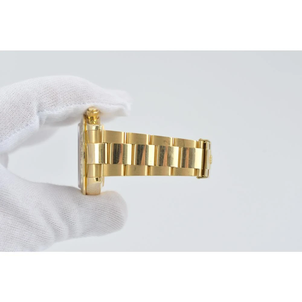 Rolex Daytona 116528G 18k Yellow Gold Black Diamond Dial Automatic Men's Watch