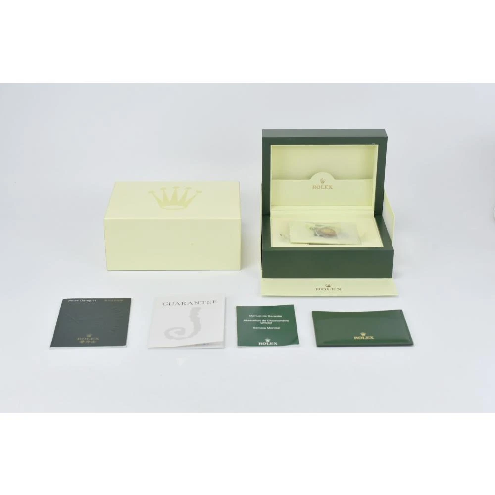 Rolex Black 18k White Gold & Stainless Steel Datejust 16234 Men's Wristwatch