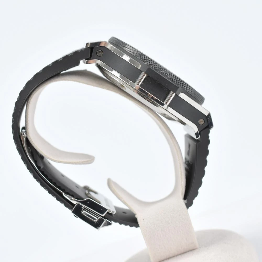 Hublot Black Stainless Steel Ceramic Big Bang Automatic Men's Wristwatch