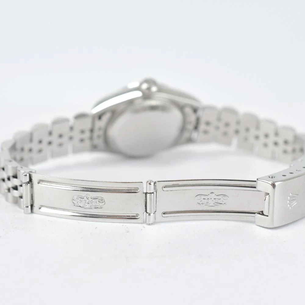 Rolex White 18k White Gold And Stainless Steel Datejust 79174 Automatic Women's Wristwatch