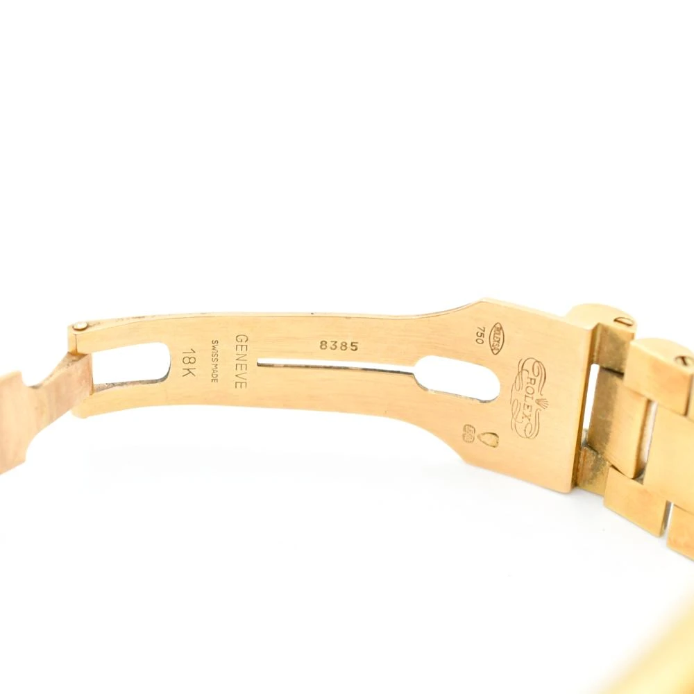 Rolex Champagne 18k Yellow Gold Day-Date 18038 Automatic Men's Wristwatch