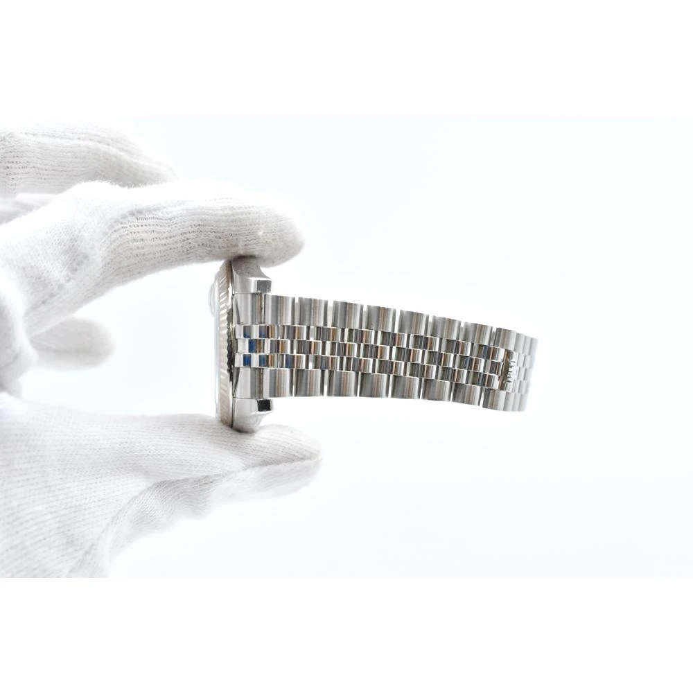 Rolex Datejust 116234 Black Dial Roman 18k White Gold & Stainless Steel Jubilee Bracelet Automatic Men's Watch