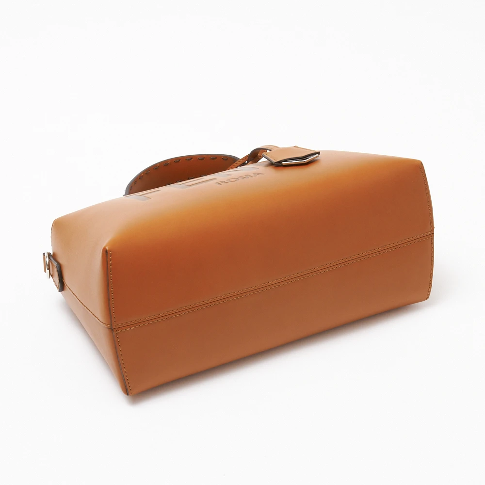 Fendi Brown Leather By The Way Boston Bag