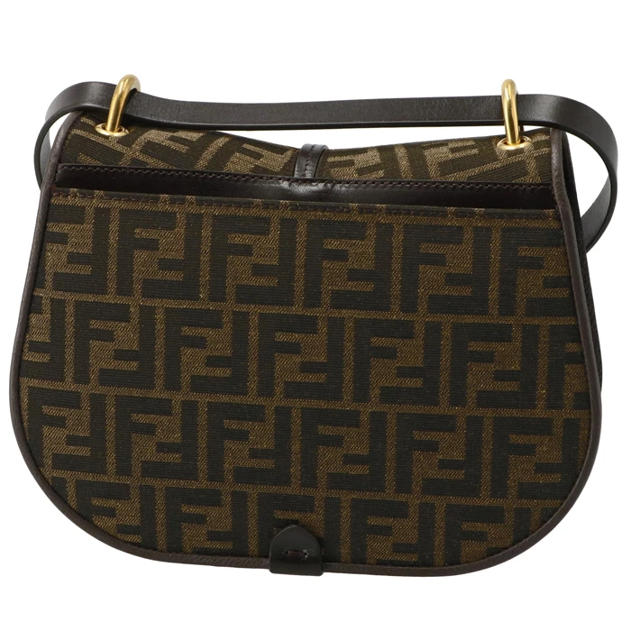 Fendi Medium C’mon FF Jacquard Shoulder Bag