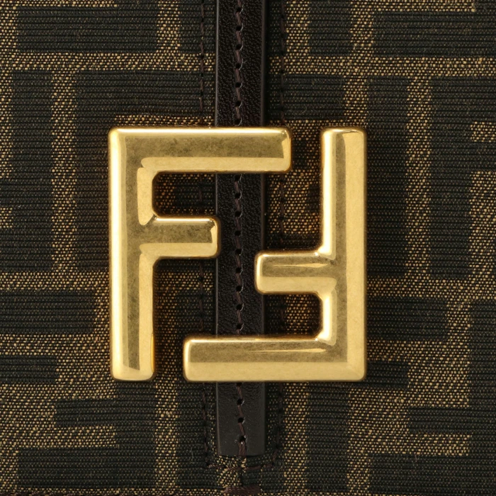 Fendi Medium C’mon FF Jacquard Shoulder Bag