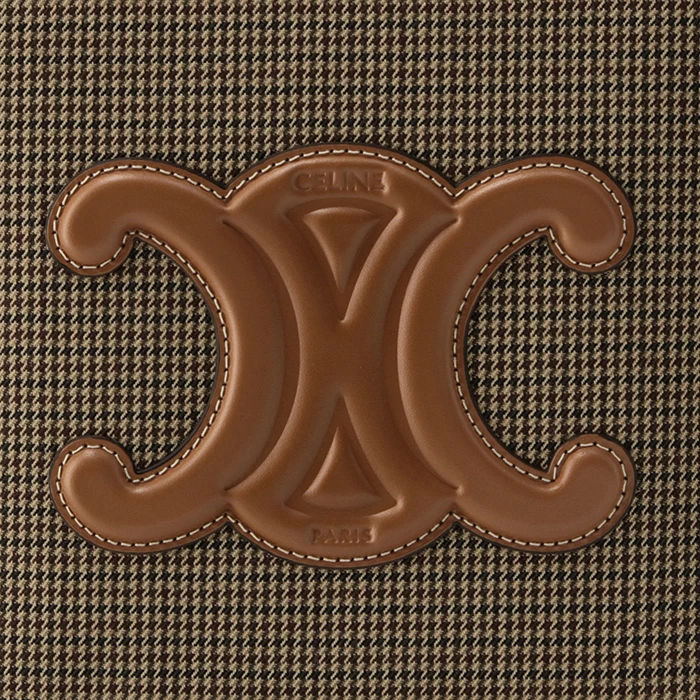 Celine Multicolor Small Cabas Thais in Striped Textile Bag