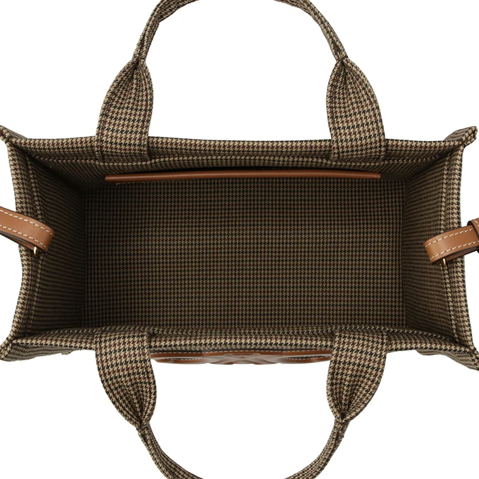 Celine Multicolor Small Cabas Thais in Striped Textile Bag