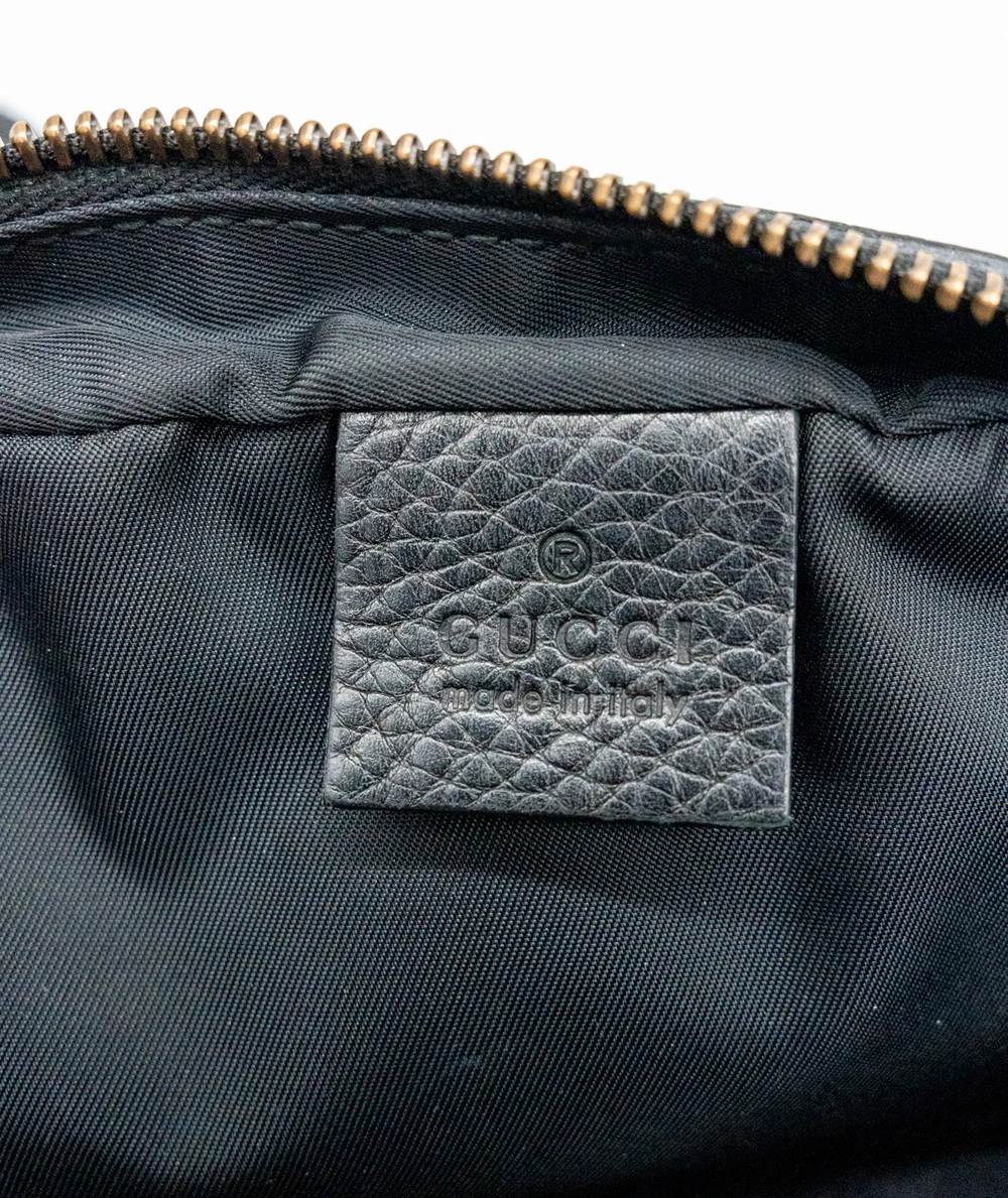 Gucci Mini Black Leather Soho Disco Shoulder Bag