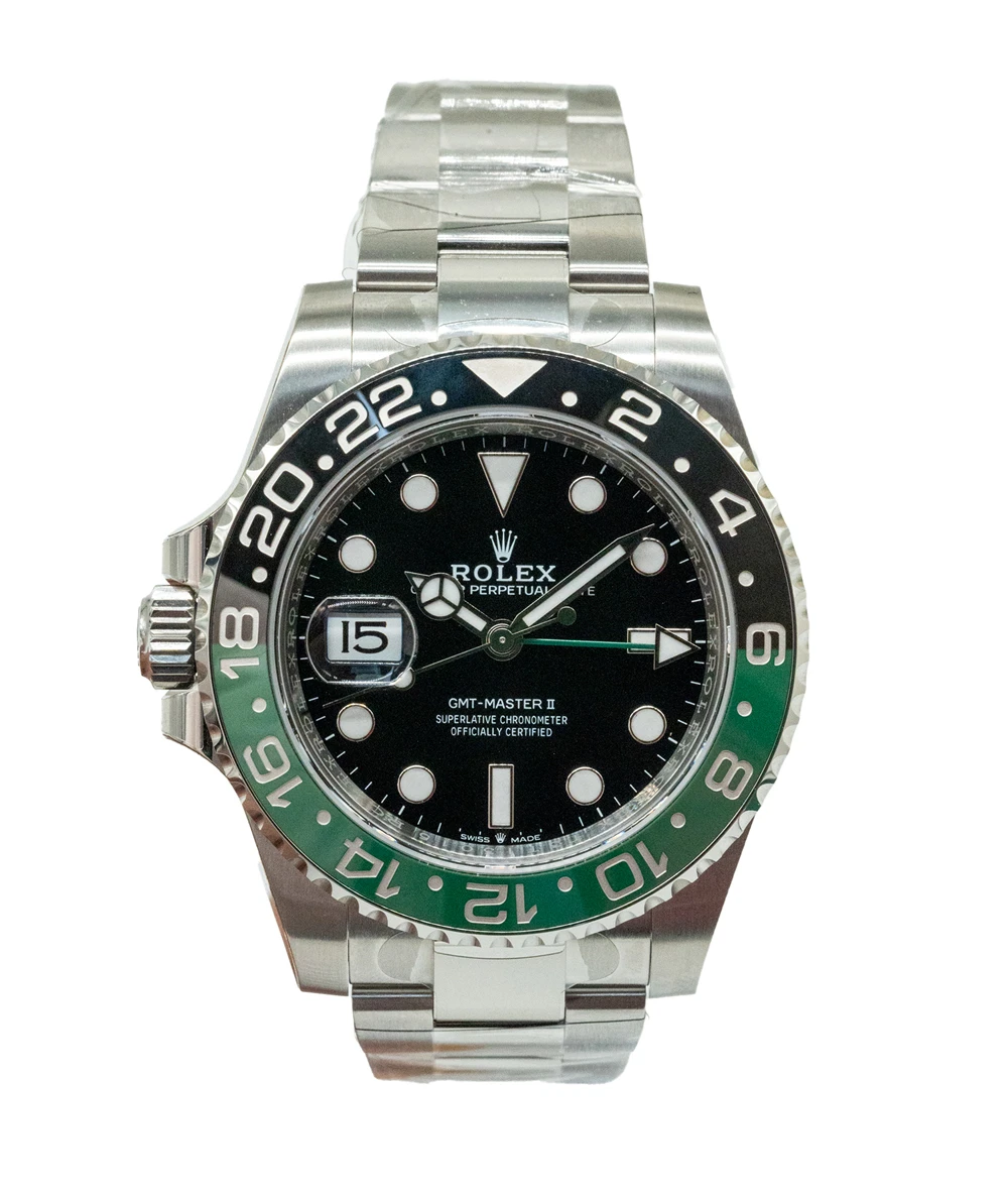 Rolex GMT Master II 2024 Sprite ref no 126720 VTNR stainless steel oyster bracelet Men’s wristwatch 40mm