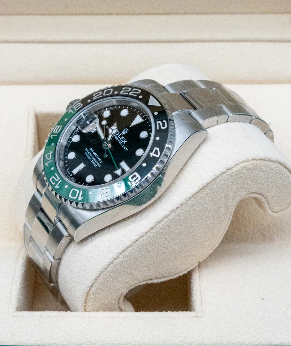 Rolex GMT Master II 2024 Sprite ref no 126720 VTNR stainless steel oyster bracelet Men’s wristwatch 40mm