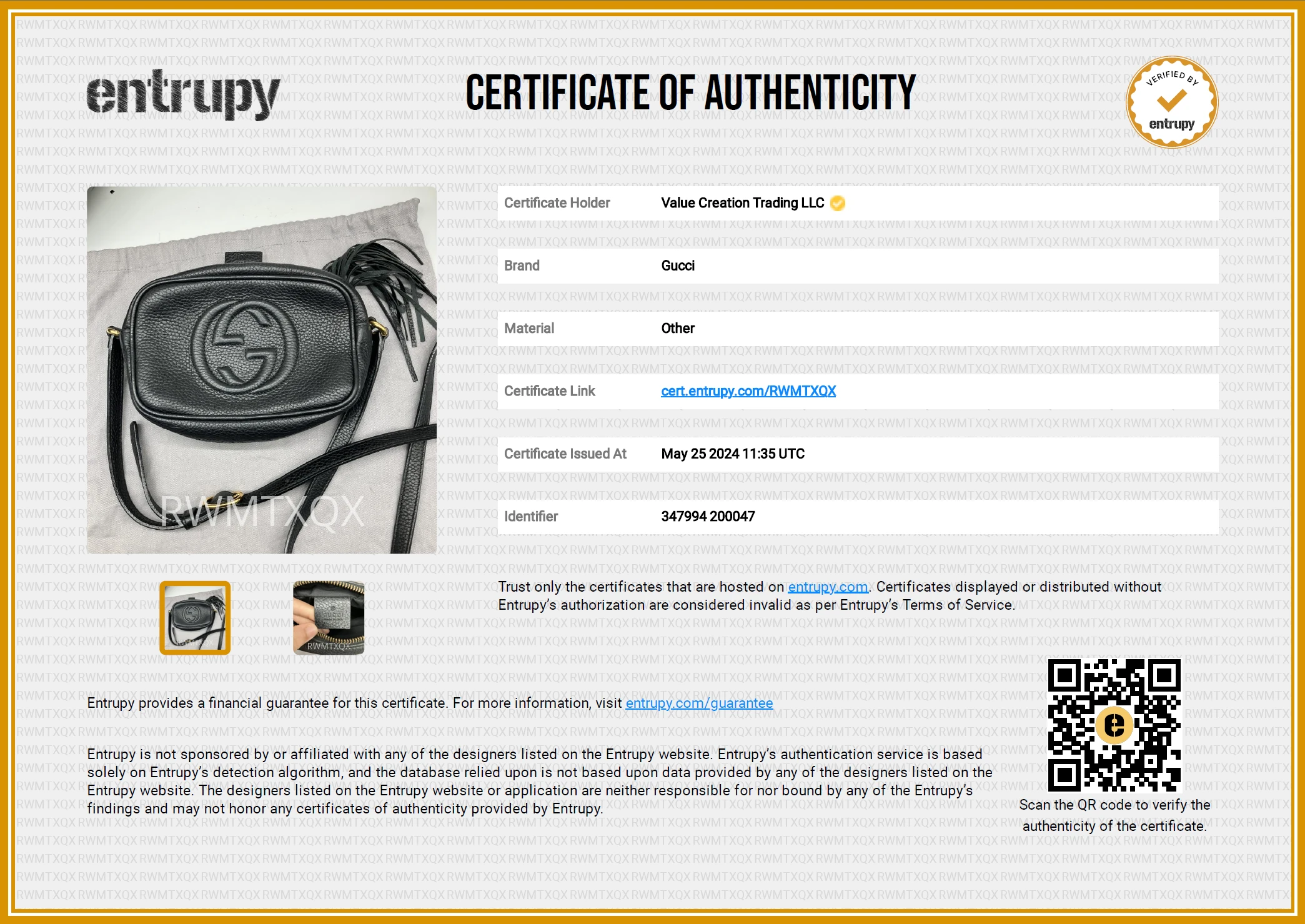 Gucci Mini Black Leather Soho Disco Shoulder Bag