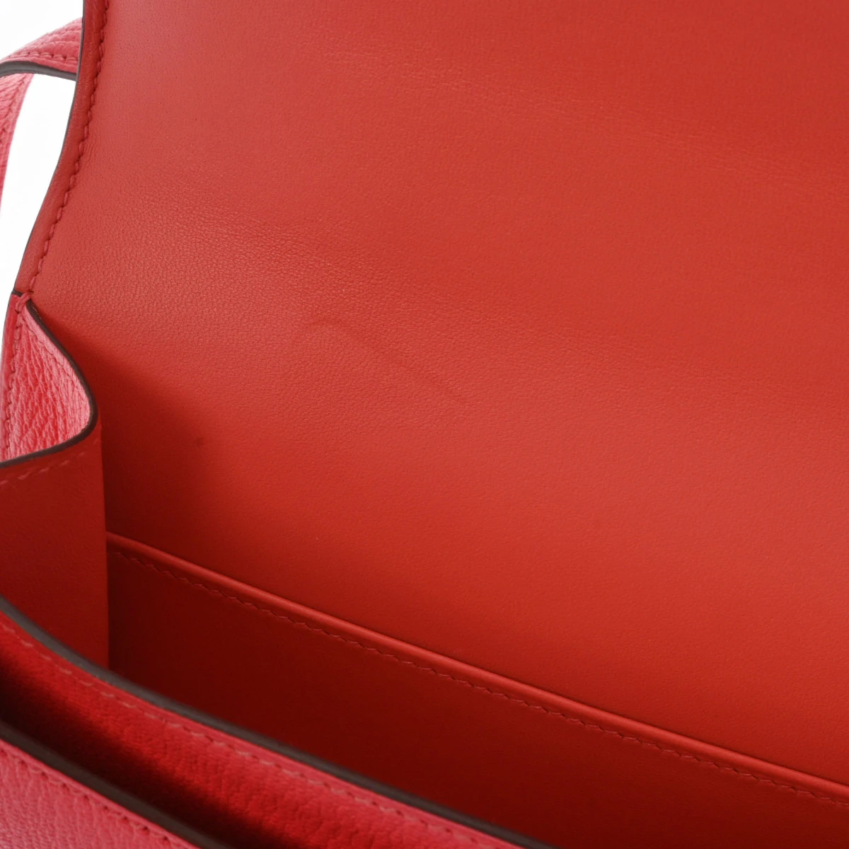 Hermes 2021 (Stamp Z) Size 18 Chevre leather Constance 3 Mini Rose Texas in Color with Palladium Hardware