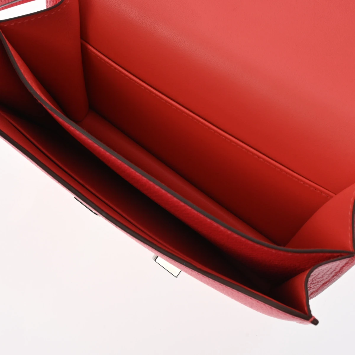 Hermes 2021 (Stamp Z) Size 18 Chevre leather Constance 3 Mini Rose Texas in Color with Palladium Hardware