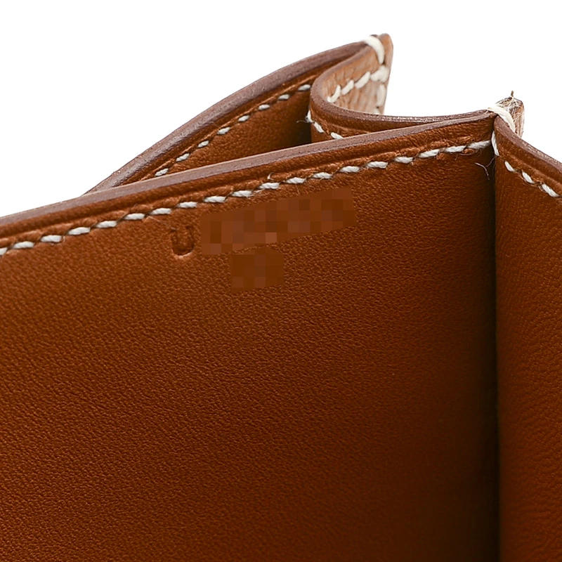 Hermes (Stamp U) Size 18 Epsom Leather Constance Mini Gold in Color with Rose Gold Hardware