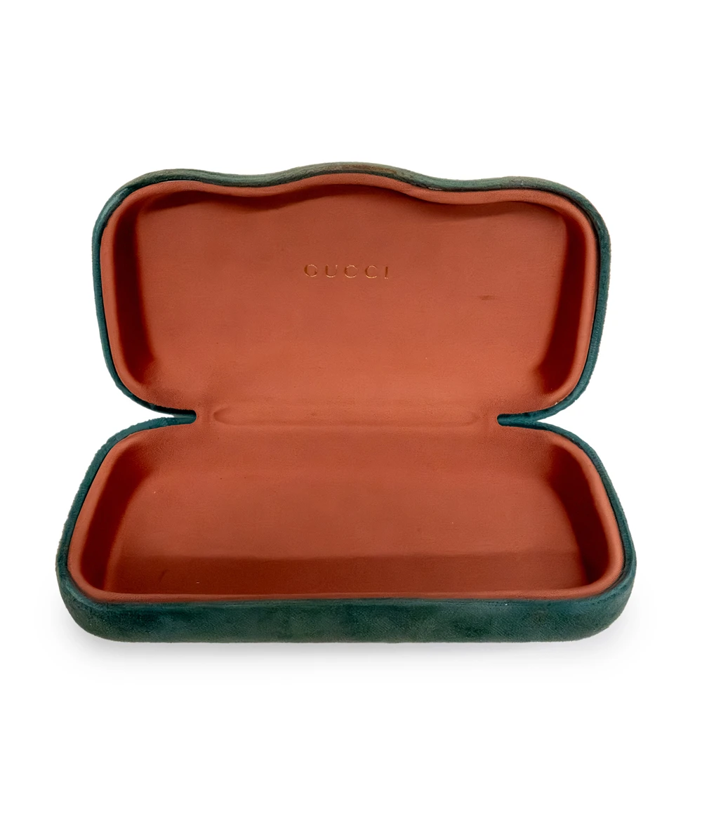 Gucci Round Frame Sunglasses with Tiger Emblem