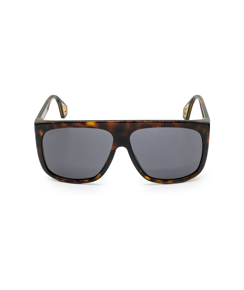 Gucci GG0467S 003 dark brown frame sunglasses